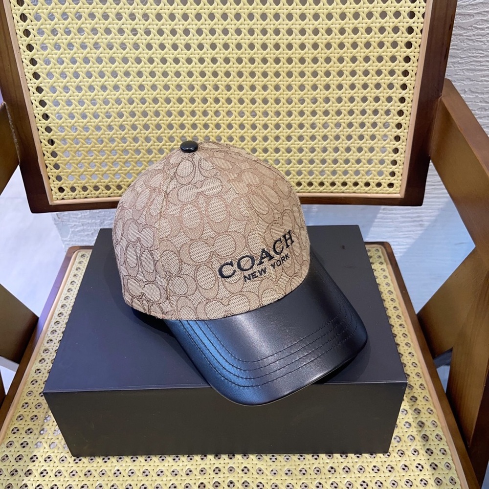 Coach brown baseball cap - Picture 3 of 5